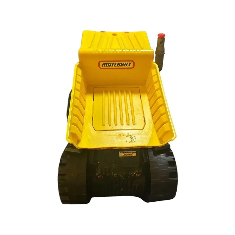 2008 Mattel Matchbox Rocky the Robot Yellow Dump Truck